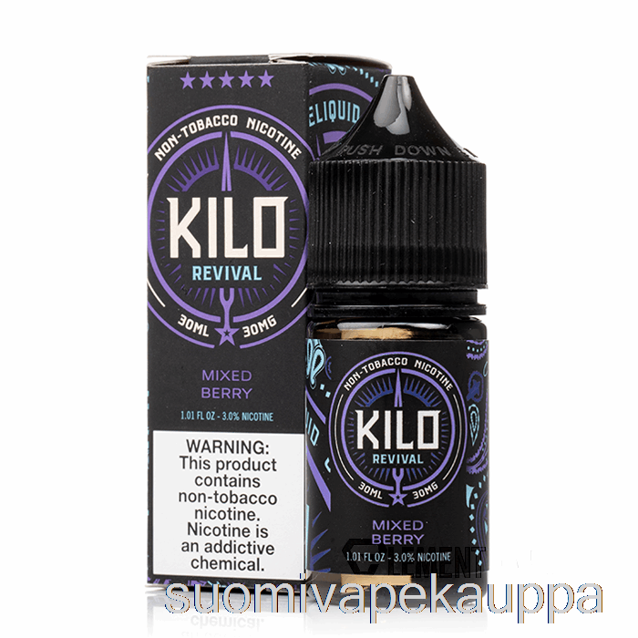 Vape Netistä Sekoitettu Marja - Kilo Elvytyssuoloja - 30ml 30mg